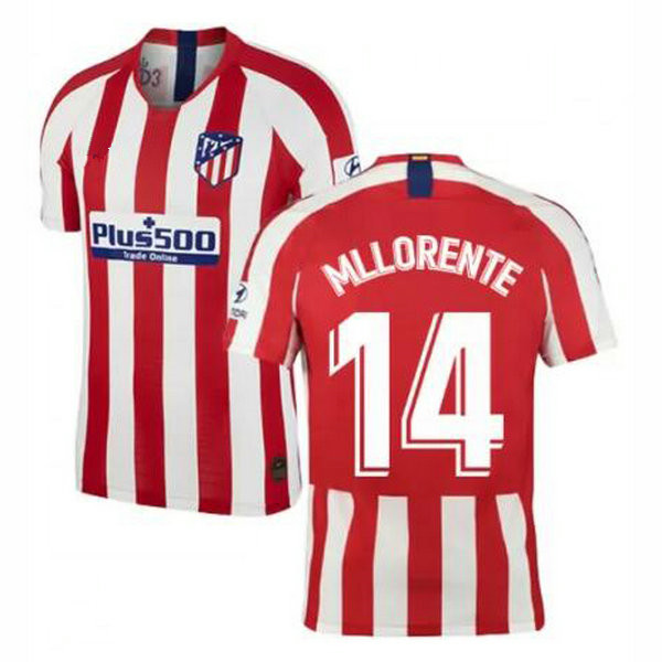 Camiseta Atletico de Madrid Primera M Llorente Equipacion 2019-2020