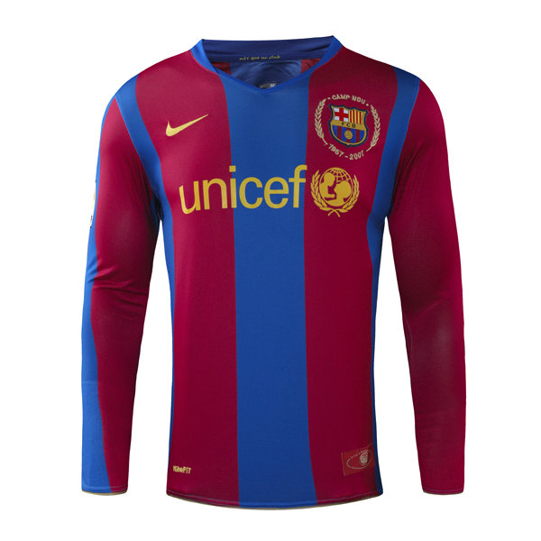 Camiseta Barcelona ML retro Primera 2007-2008