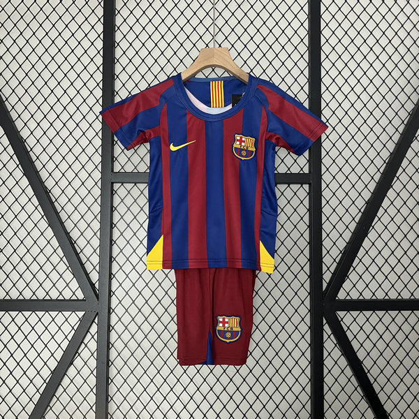 Camiseta Barcelona Ninos retro Primera 2005-2006