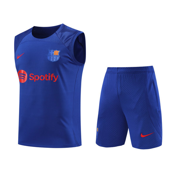 Camiseta Chaleco Barcelona azul 2023-2024