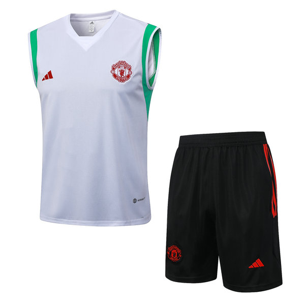 Camiseta Chaleco Manchester United Blanco 2023-2024