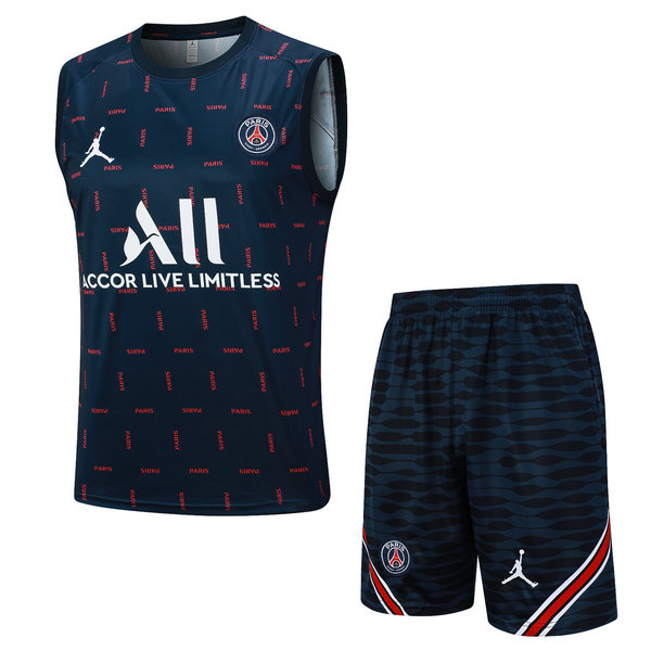 Camiseta Chaleco PSG Azul oscuro-03 2023-2024