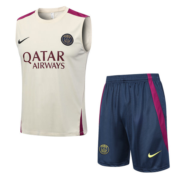 Camiseta Chaleco PSG amarillo 2023-2024