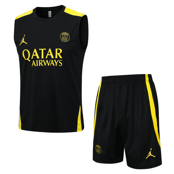 Camiseta Chaleco PSG negro 2023-2024