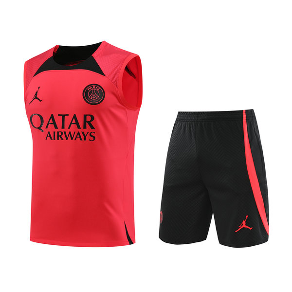 Camiseta Chaleco PSG rojo 2023-2024