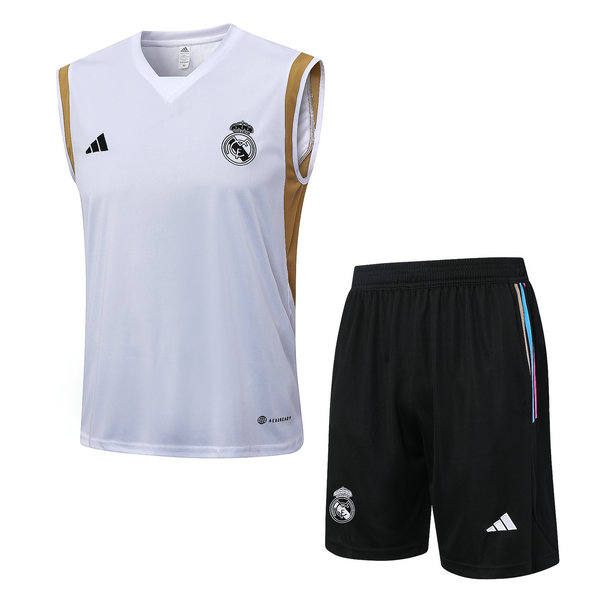 Camiseta Chaleco Real Madrid Blanco 2023-2024