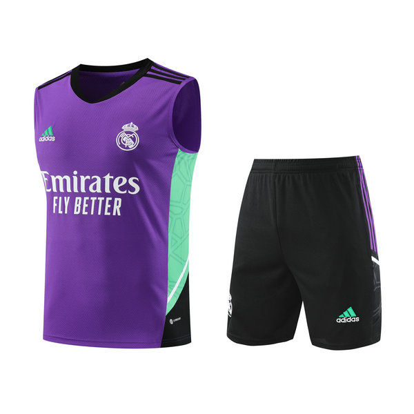 Camiseta Chaleco Real Madrid Purpura 2023-2024