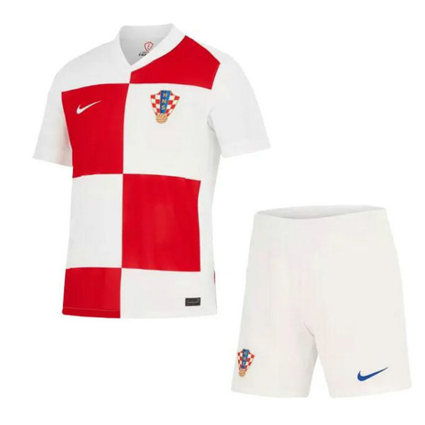 Camiseta Croacia Ninos Primera Equipacion Euro 2024