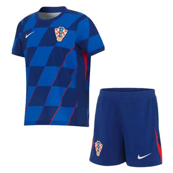 Camiseta Croacia Ninos Segunda Equipacion Euro 2024