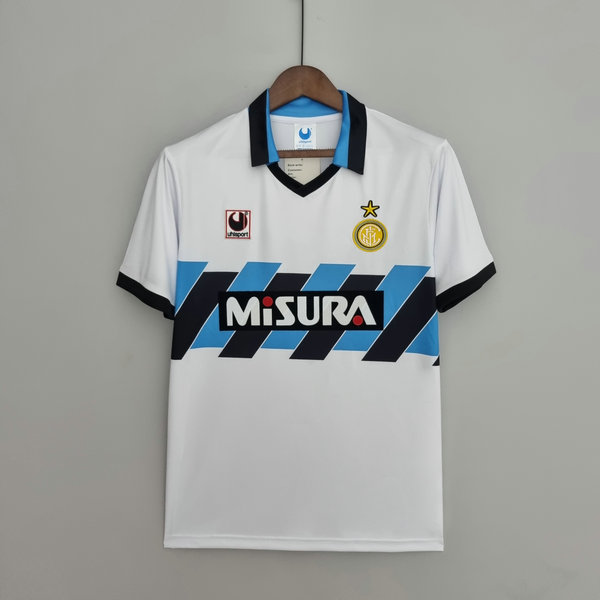 Camiseta Inter Milan retro Segunda 1990-1991