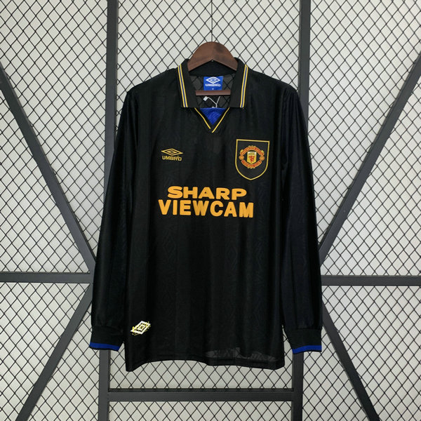 Camiseta Manchester United ML retro Segunda 1993-1994