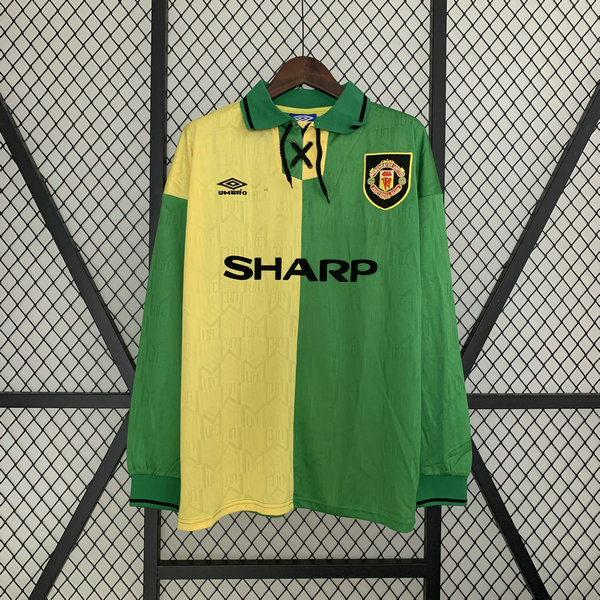 Camiseta Manchester United ML retro Tercera 1992-1994