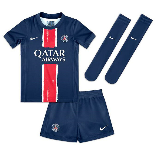 Camiseta PSG Ninos Primera Equipacion 2025 con calcetines