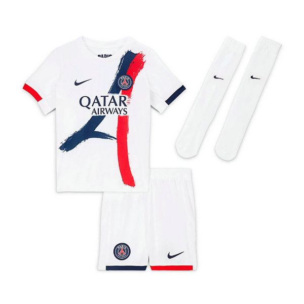 Camiseta PSG Ninos Segunda Equipacion 2025 con calcetines