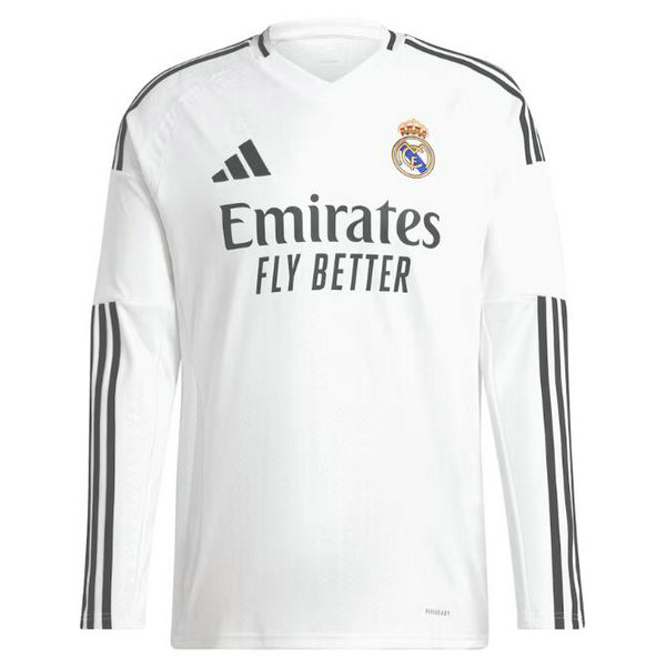 Camiseta Real Madrid Manga Larga Primera Equipacion 2024-2025