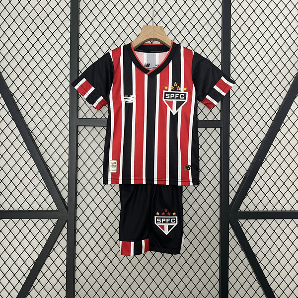 Camiseta Sao Paulo Ninos Segunda Equipacion 2024-2025