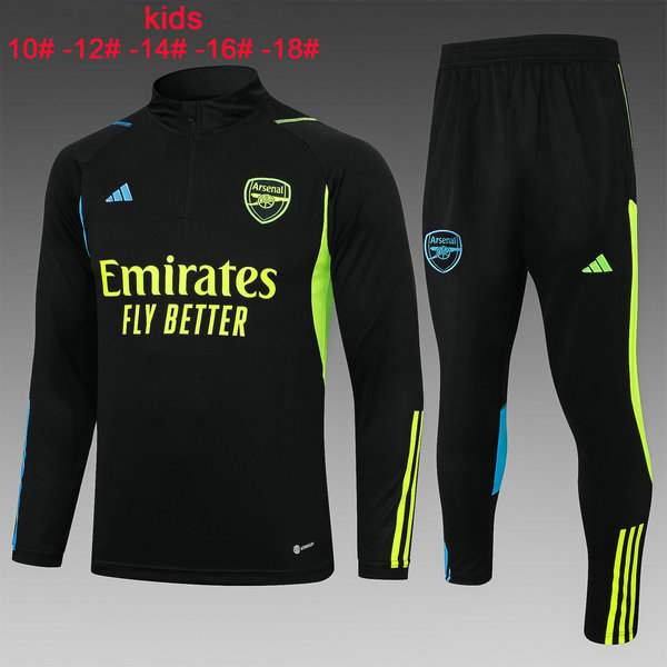 Camiseta entrenamiento Arsenal ML Ninos negro 2023-2024