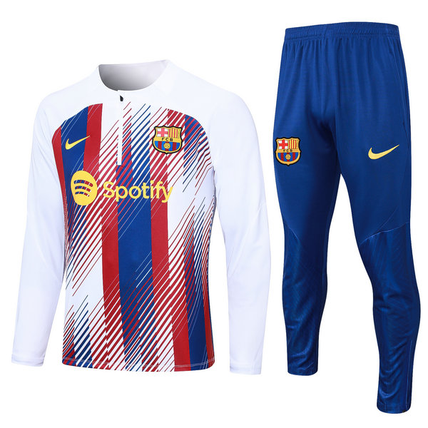 Camiseta entrenamiento Barcelona ML Blanco 2023-2024