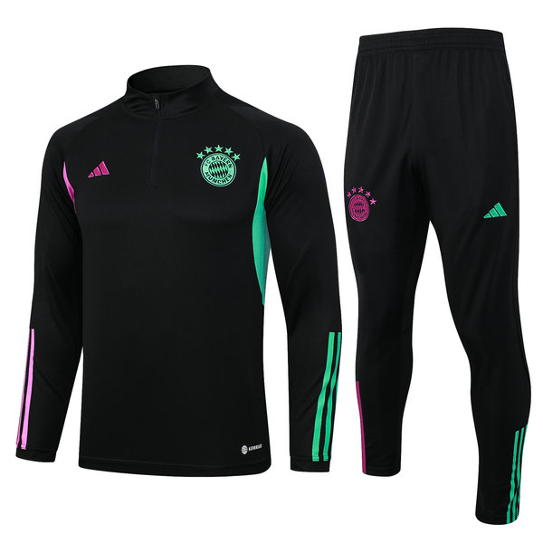 Camiseta entrenamiento Bayern Munich ML negro-02 2023-2024