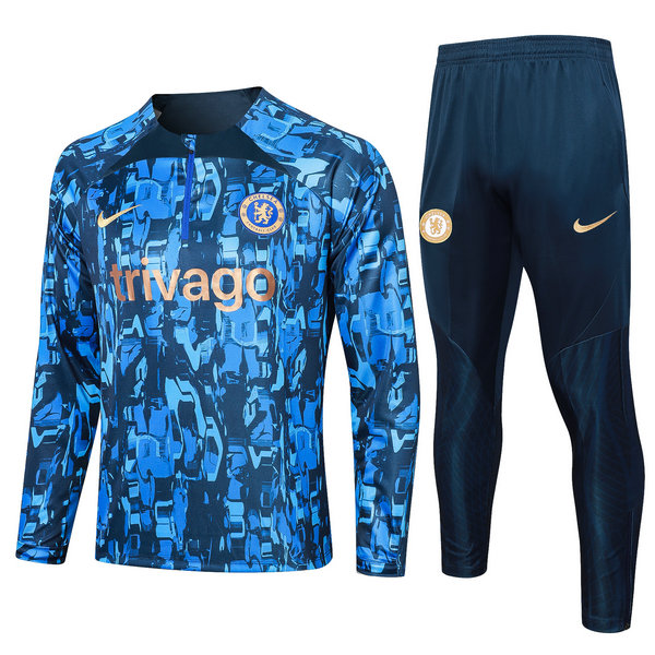 Camiseta entrenamiento Chelsea ML Azul 2023-2024