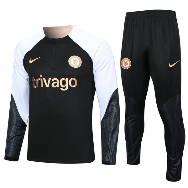 Camiseta entrenamiento Chelsea ML negro 2023-2024