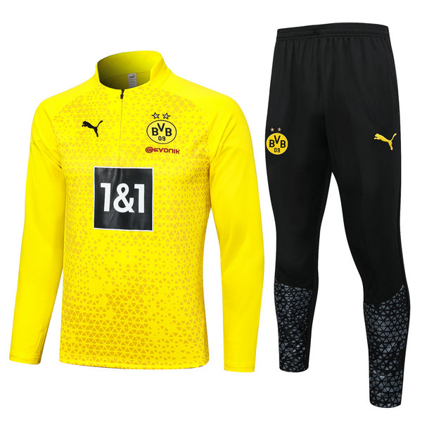 Camiseta entrenamiento Dortmund ML amarillo-01 2023-2024