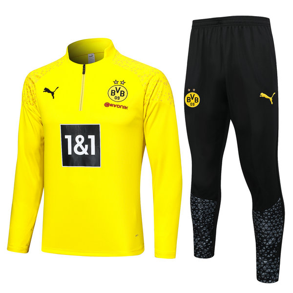 Camiseta entrenamiento Dortmund ML amarillo-02 2023-2024