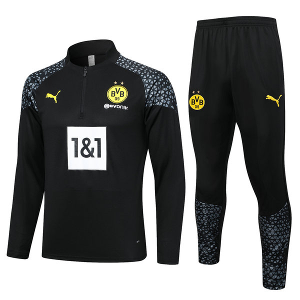 Camiseta entrenamiento Dortmund ML negro-01 2023-2024