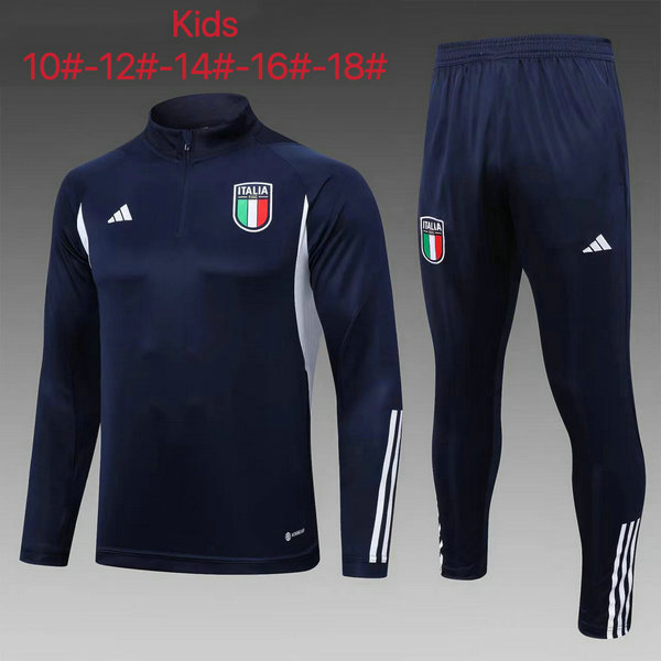 Camiseta entrenamiento Italia ML Ninos Azul oscuro 2023-2024