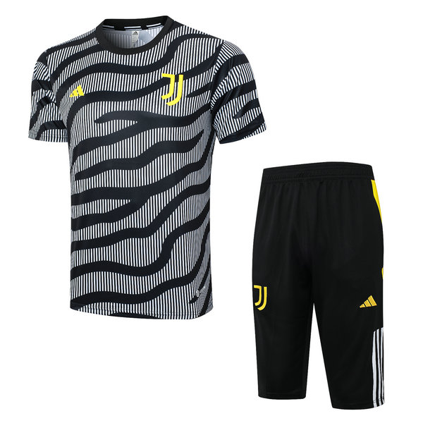 Camiseta entrenamiento Juventus negro gris 2023-2024