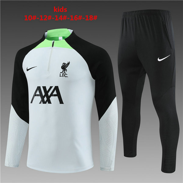 Camiseta entrenamiento Liverpool ML Ninos gris 2023-2024