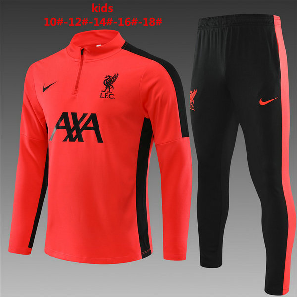 Camiseta entrenamiento Liverpool ML Ninos naranja 2023-2024