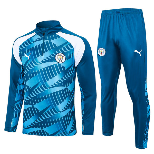 Camiseta entrenamiento Manchester City ML Azul 2023-2024