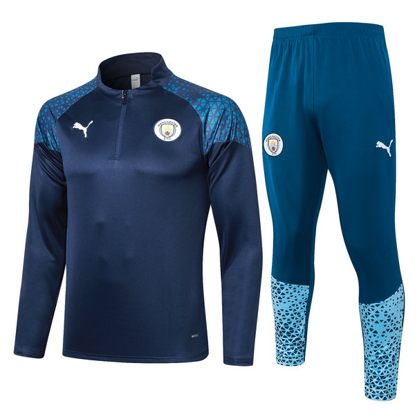 Camiseta entrenamiento Manchester City ML Azul oscuro 2023-2024