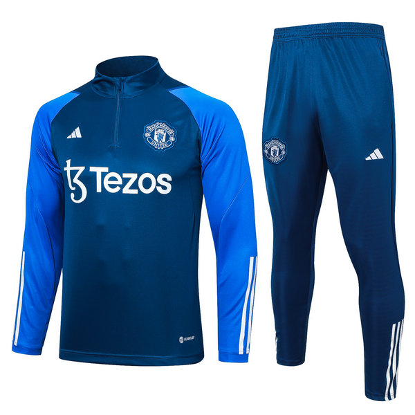 Camiseta entrenamiento Manchester United ML Azul oscuro 2023-2024