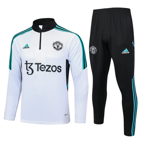 Camiseta entrenamiento Manchester United ML Blanco 2023-2024