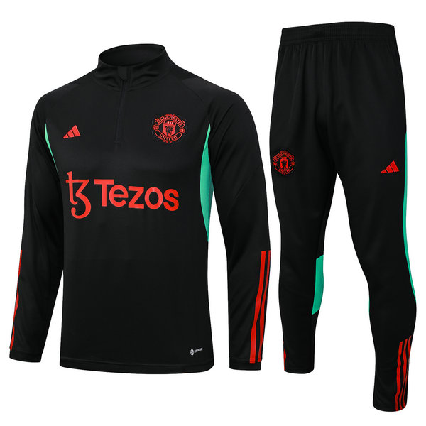 Camiseta entrenamiento Manchester United ML negro 2023-2024