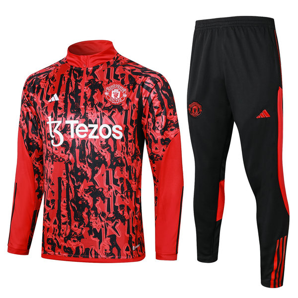 Camiseta entrenamiento Manchester United ML rojo 2023-2024