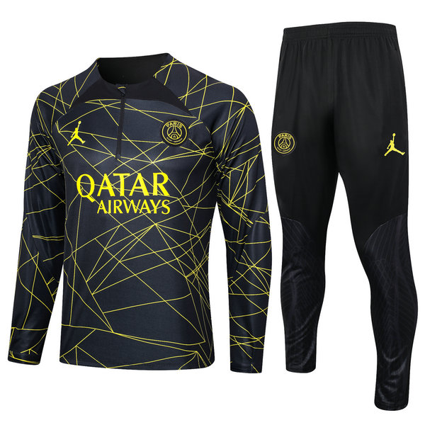 Camiseta entrenamiento PSG ML negro 2023-2024