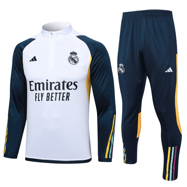 Camiseta entrenamiento Real Madrid ML Blanco-01 2023-2024