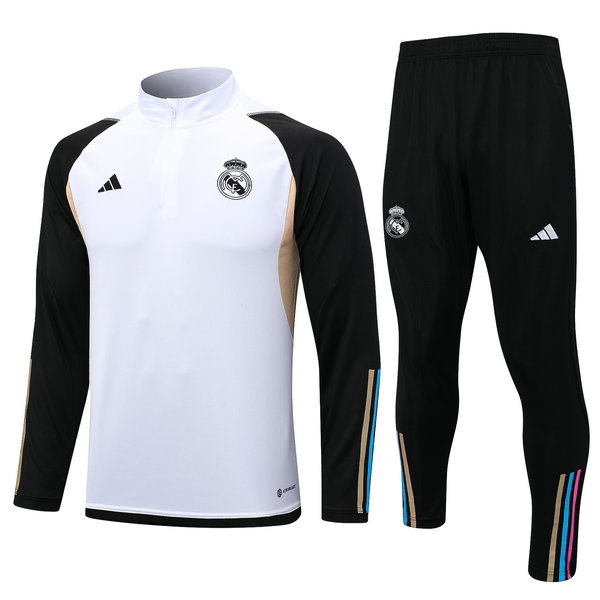 Camiseta entrenamiento Real Madrid ML Blanco-02 2023-2024