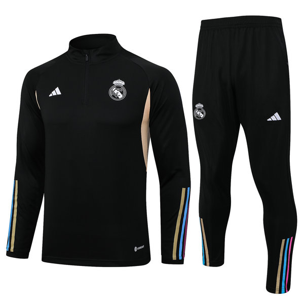 Camiseta entrenamiento Real Madrid ML negro 2023-2024