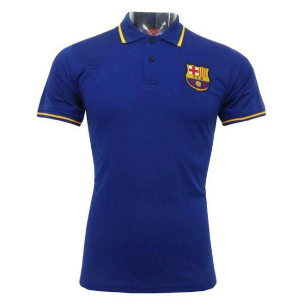 Camiseta polo Barcelona Azul-01 2019-2020