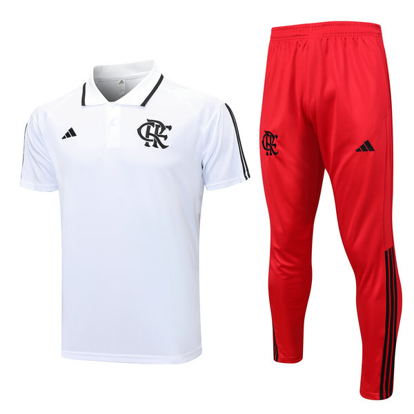 Camiseta polo Flamengo Blanco 2023-2024