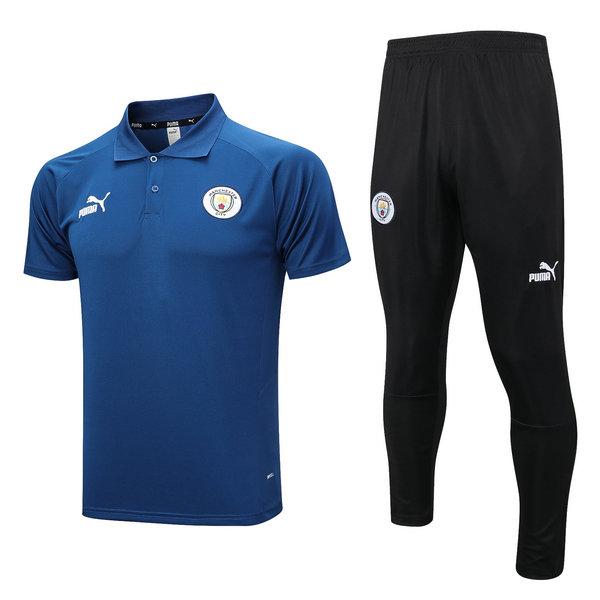 Camiseta polo Manchester City Azul oscur 2023-2024