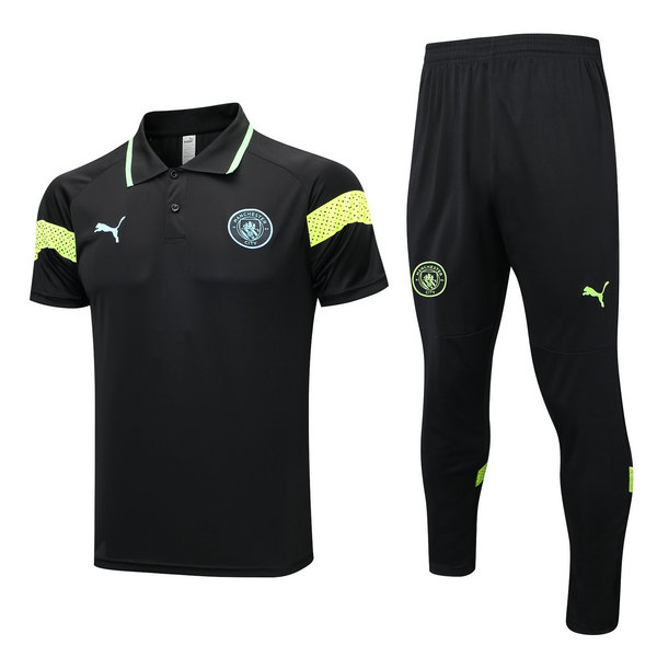 Camiseta polo Manchester City negro 2023-2024