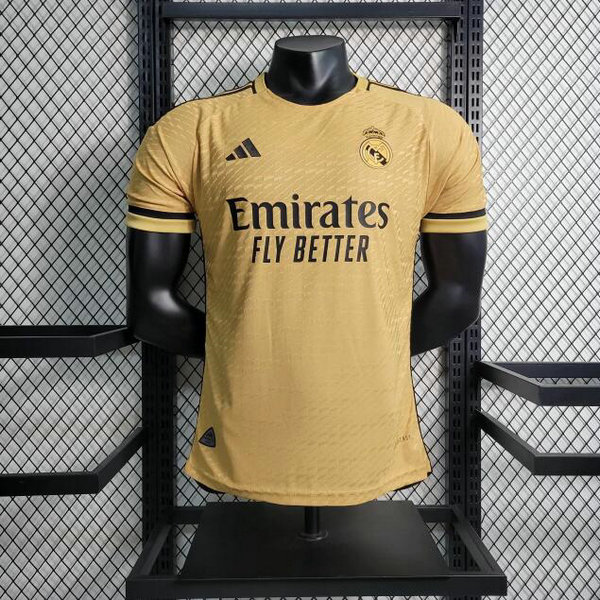 Version del jugador Camiseta Real Madrid amarillo 2023-2024